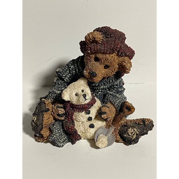Boyds Bears & Friends Elliot & Snowbeary Figurine Limited Edition VTG 1994 #2242 - Picture 1 of 10